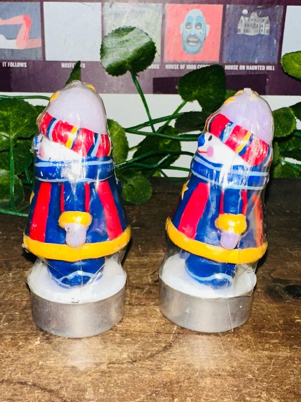 Christmas Snowman Figural Tea Light Candles